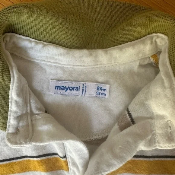 Mayoral Button Down Shirt and Polo Short Sleeve with Children’s Place Jeans 2T - Picture 6 of 9